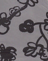 Doodle Blume Grau