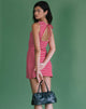 Image of Masha Minikleid aus rot-weiß gestreiftem Jersey