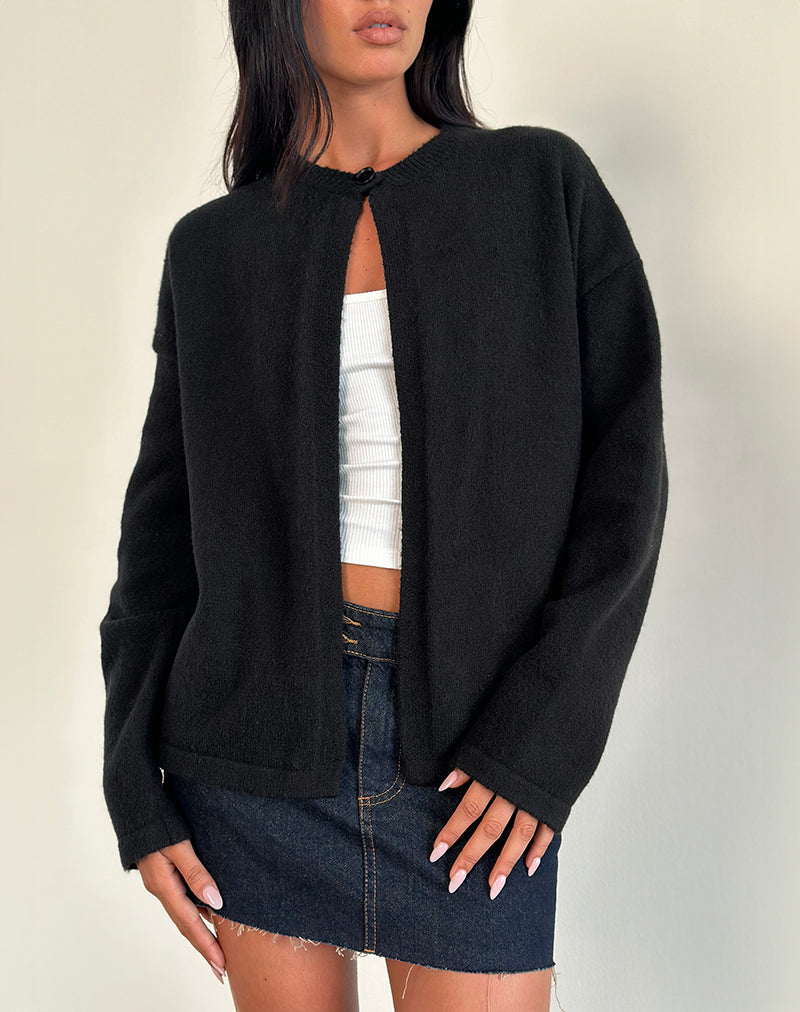 Maureen Strickjacke in Schwarz