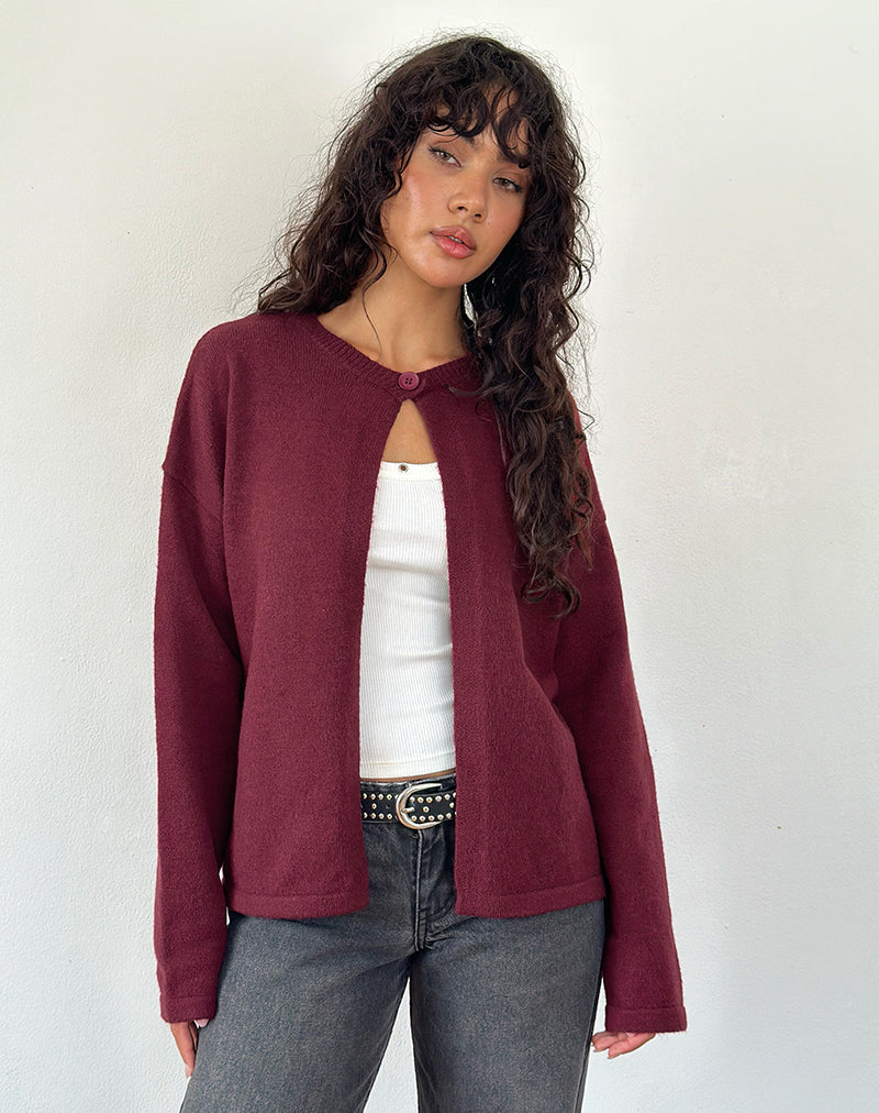 Bild von Maureen Strickjacke in Wein