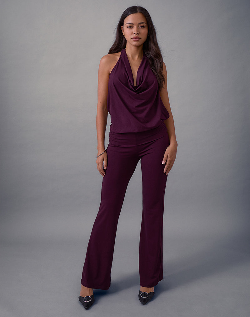 Image of Mayla Rückenfreier Jumpsuit in Fig