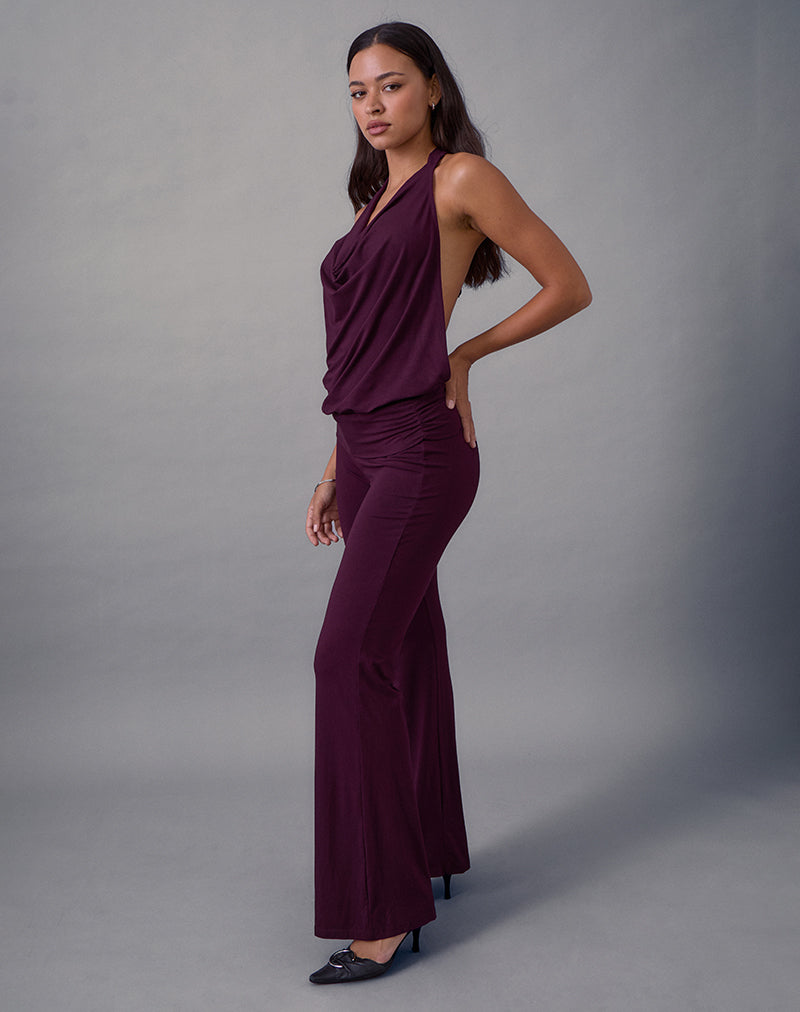 Mayla Rückenfreier Jumpsuit in Fig