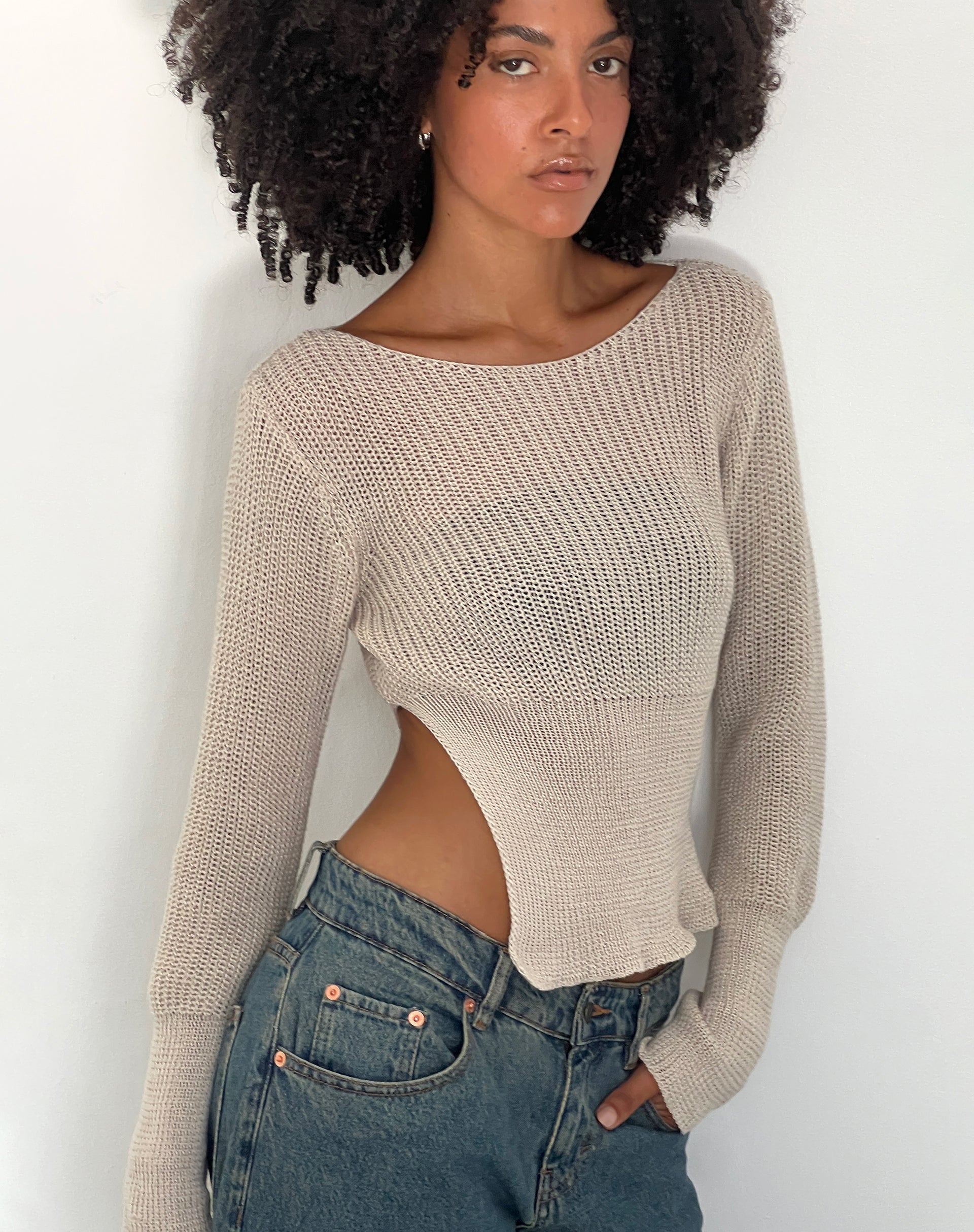Image of Mazie Pullover in Natur