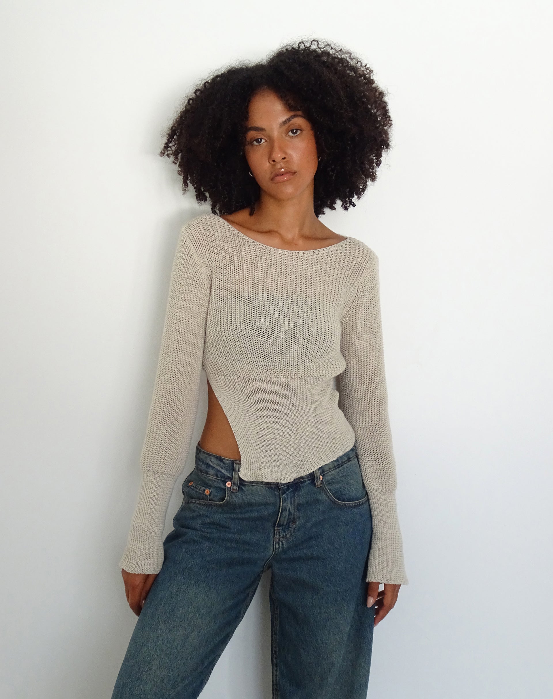 Image of Mazie Pullover in Natur