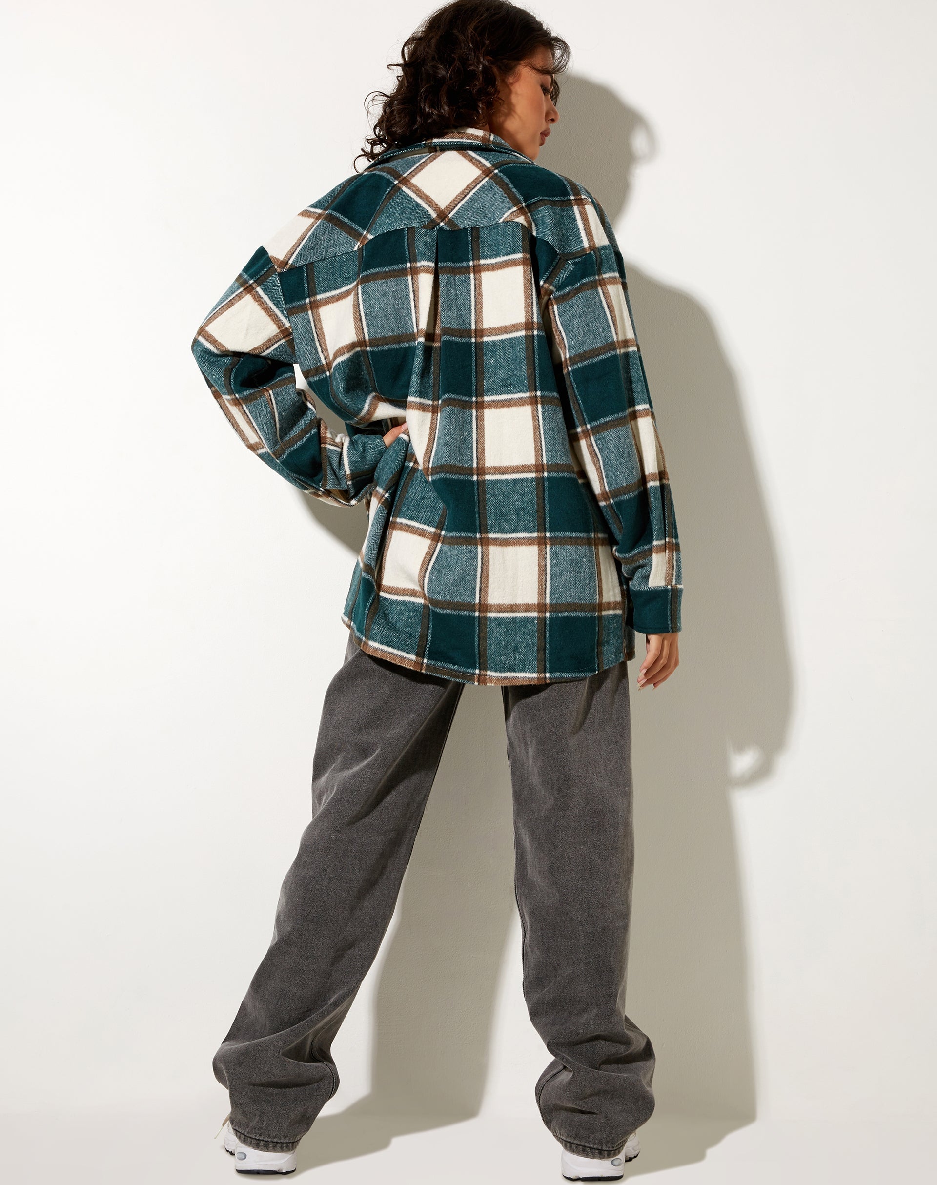 Image of Medita Shirt in Waldgrün und Braun