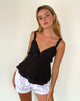 Bild von Melinda Rüschen-Cami-Top in Schwarz