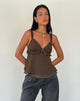 Bild von Melinda Rüschen-Cami-Top aus Chiffon Olive