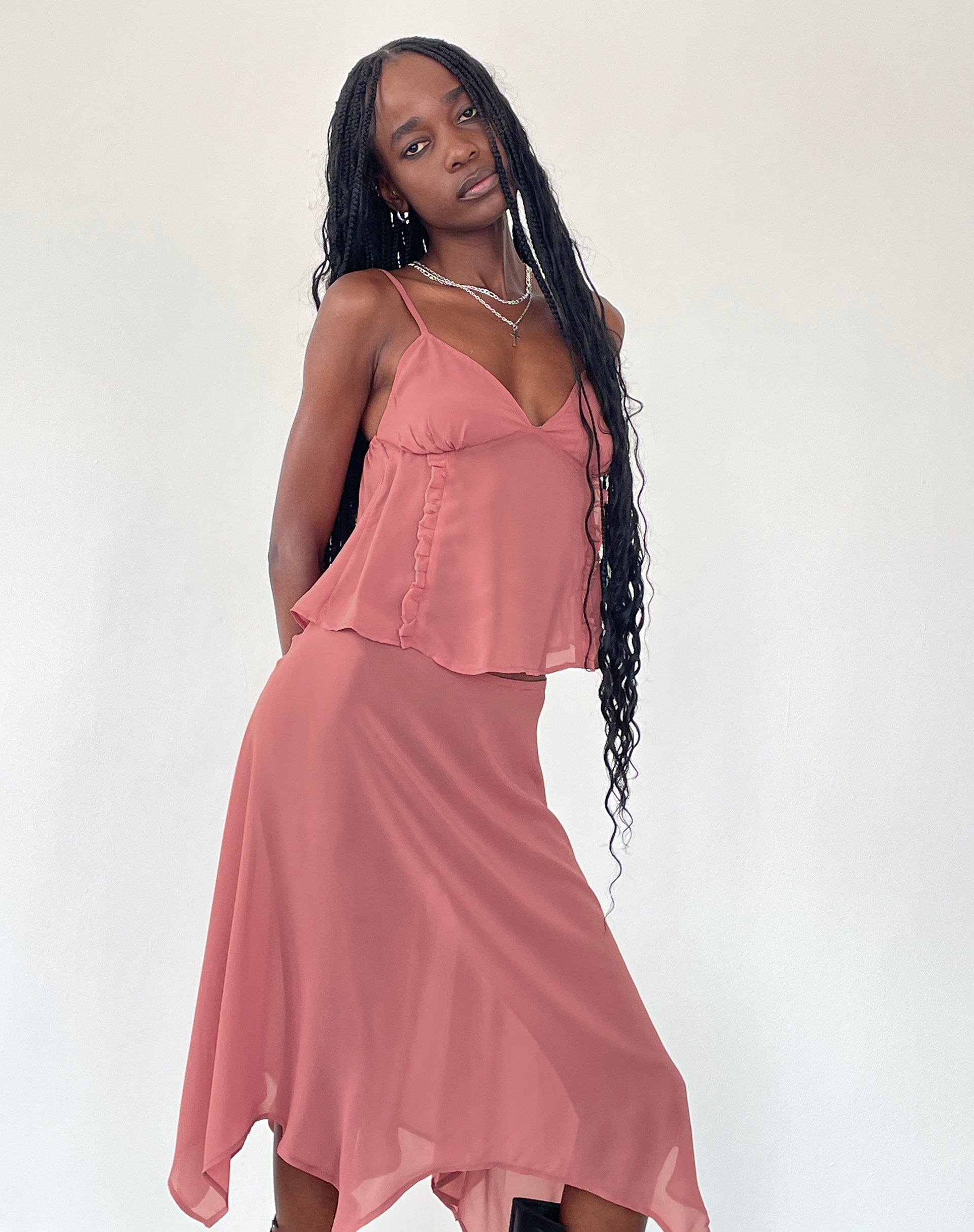 Bild von Melly Chiffon Cami Top in Dessert Sand