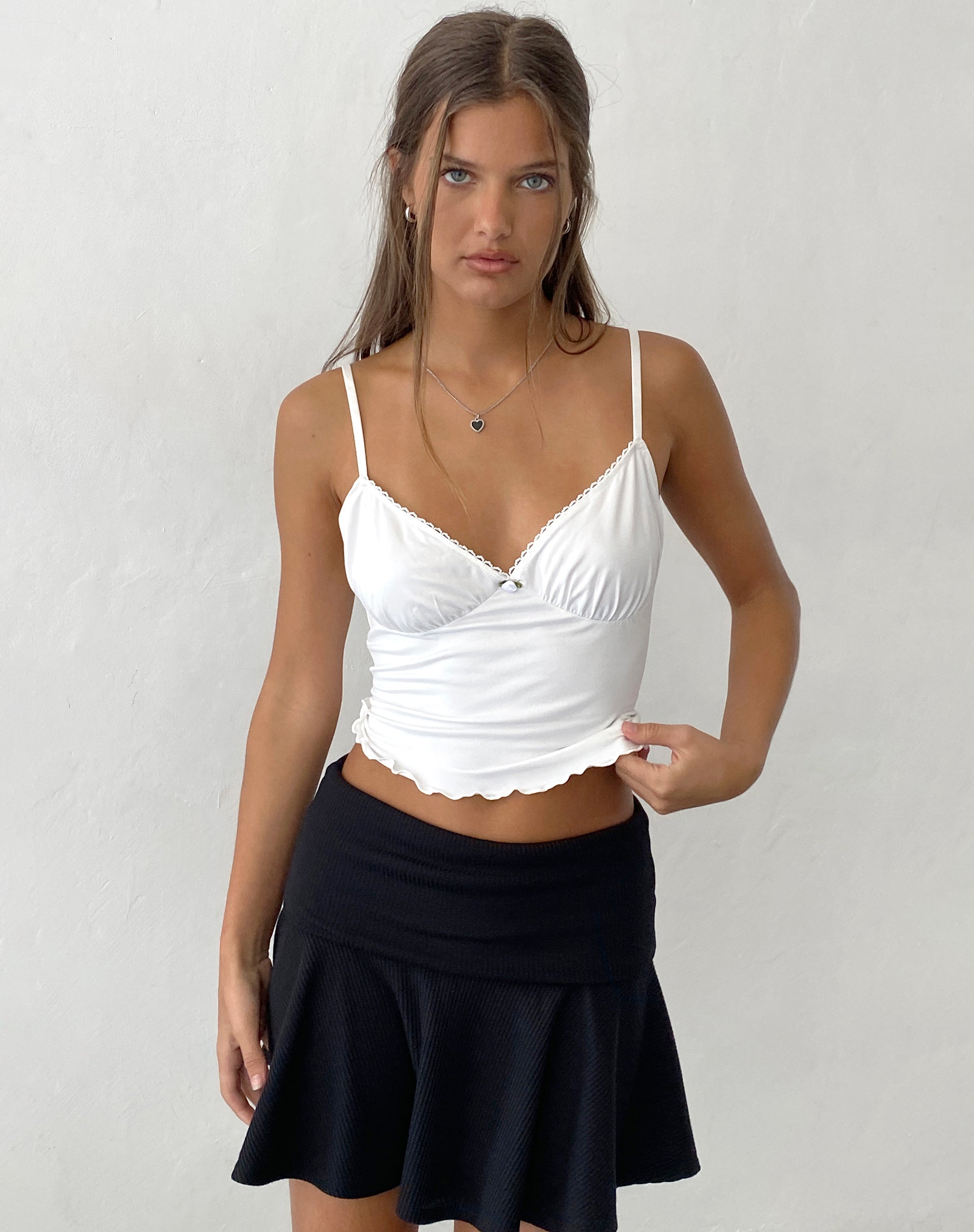 Bild von Mia Ballet Cami Top in Elfenbein