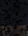 Schwarze botanische Blume