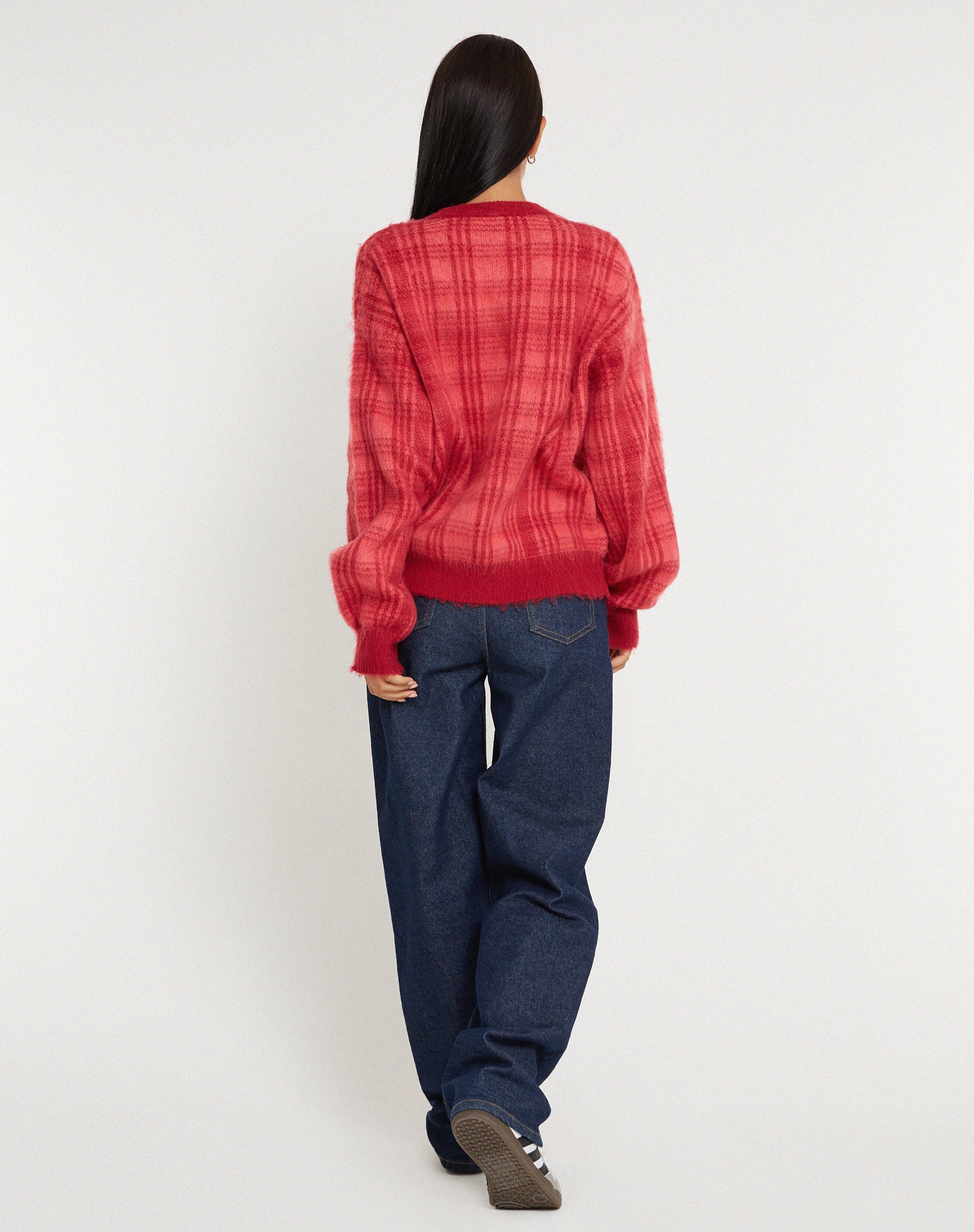 Bild von Mihail Strickpullover in Rot und Rosa