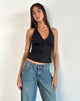 Bild von Miken Halterneck Vest Top in Schwarz
