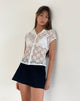 Abbildung: Mirah Lace Top in Weiß