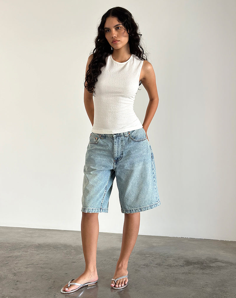 Bild von Mohala Top in Crinkle Ivory