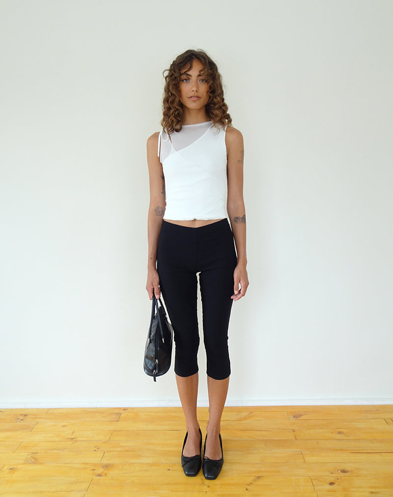 Bild von Moni Vest Top in Mesh Elfenbein