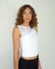 Bild von Moni Vest Top in Mesh Elfenbein