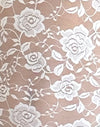 Elfenbeinfarbene Große Rose Spitze