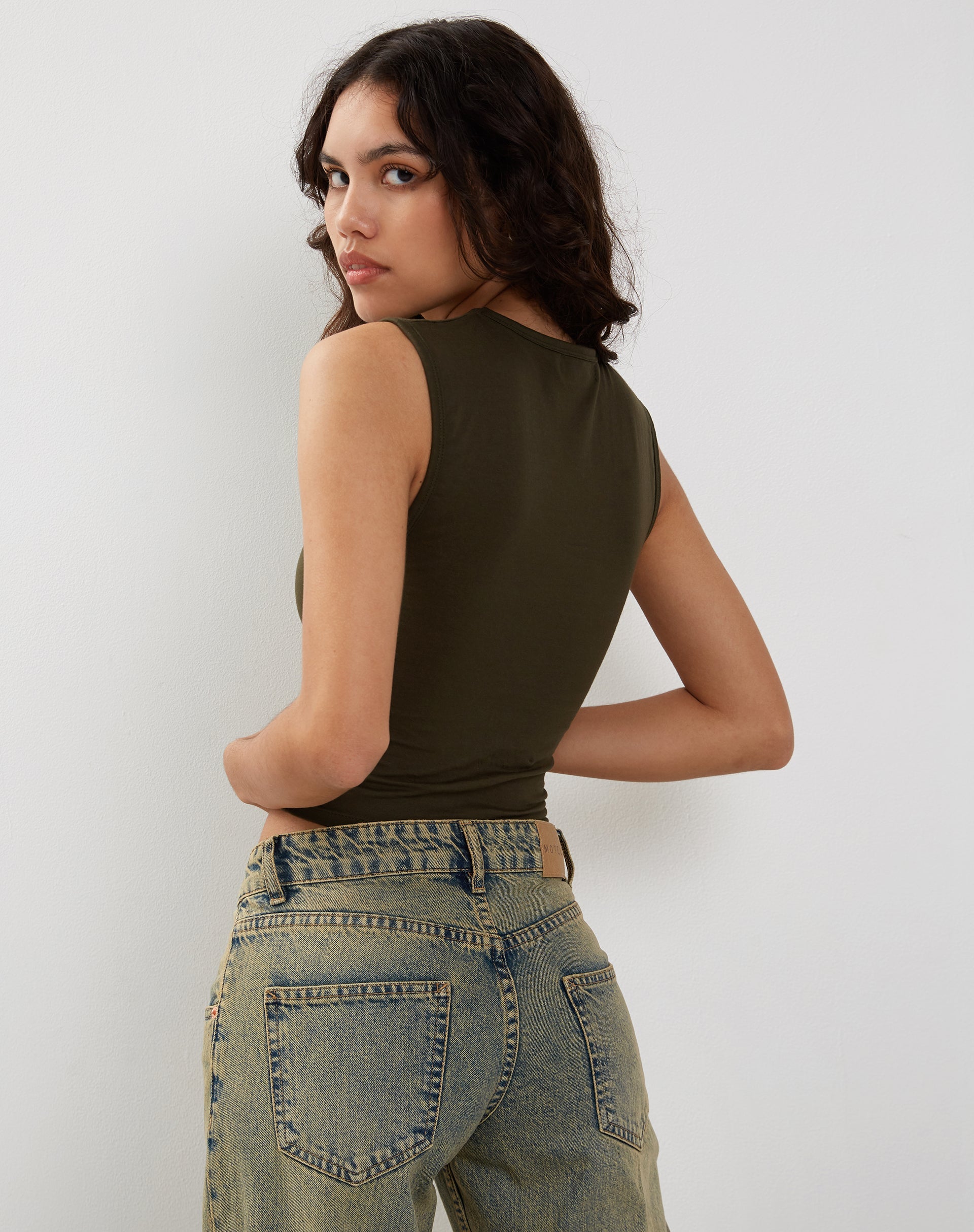 Bild von Monlo Vest Top in Olive