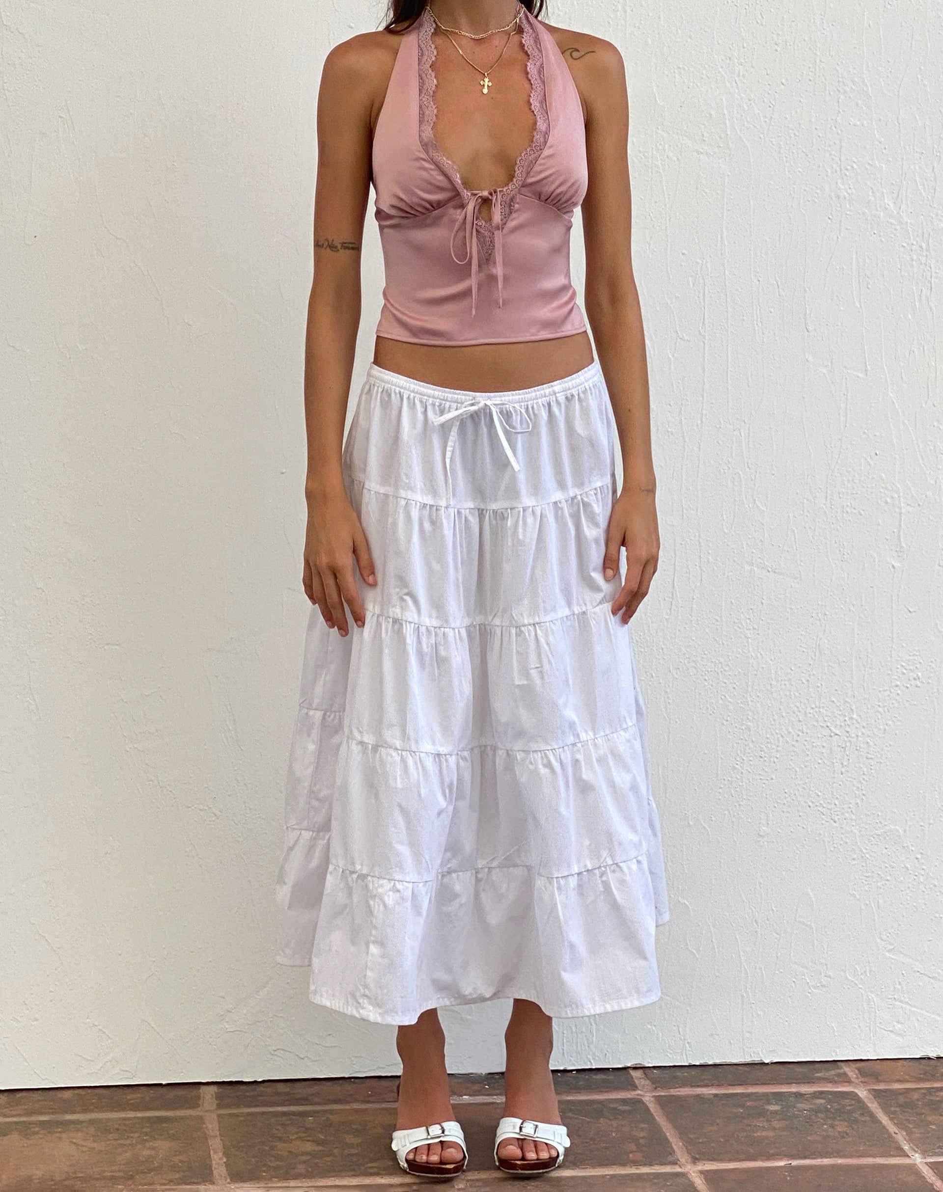 Bild von Mutsuki Neckholder-Top in Satin Pink