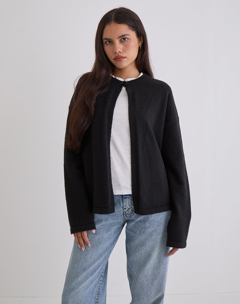 Maureen Strickjacke in Schwarz