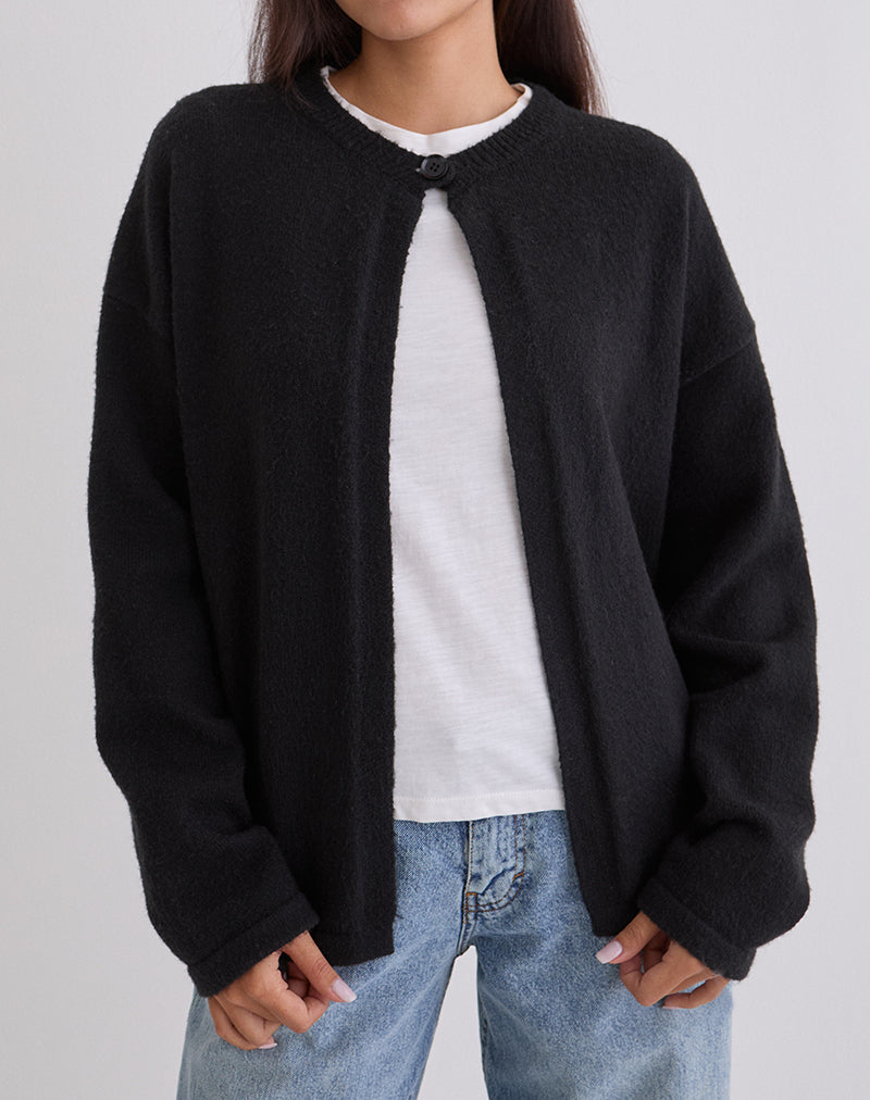 Maureen Strickjacke in Schwarz