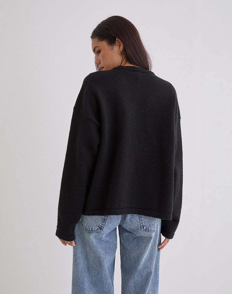 Bild von Maureen Strickjacke in Schwarz