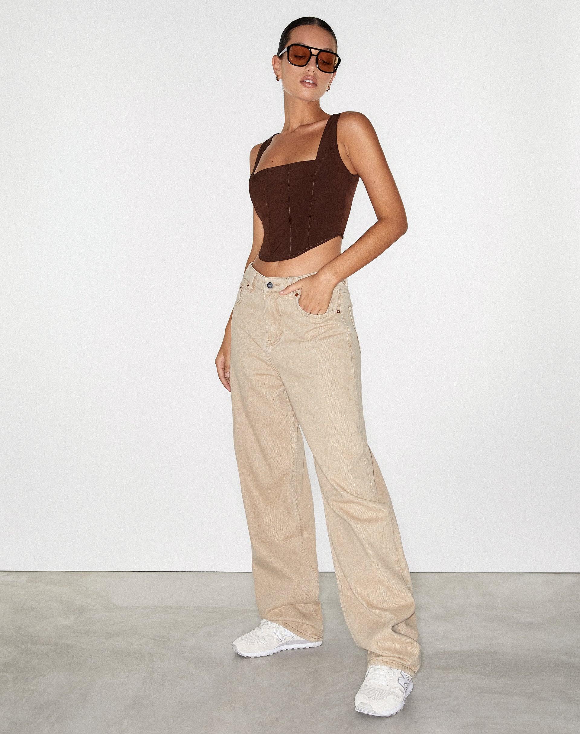 Bild von Parallel Jeans in Sand