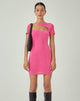 Bild von MOTEL X JACQUIE Goji Bodycon Kleid in Magenta
