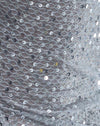 Paillettenstrick Silber