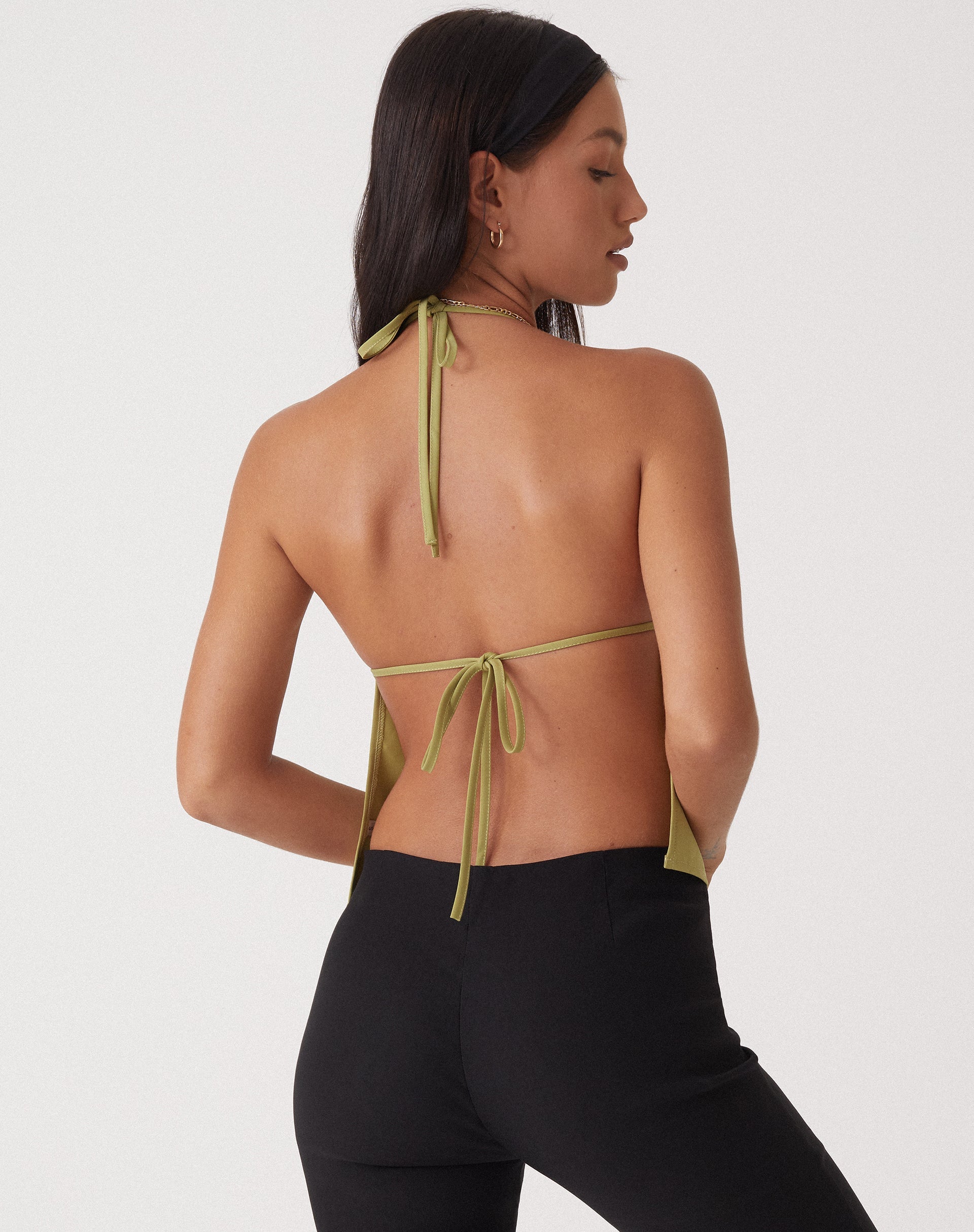 Bild von MOTEL X OLIVIA NEILL Arun Butterfly Top in Tailoring Seafoam Green
