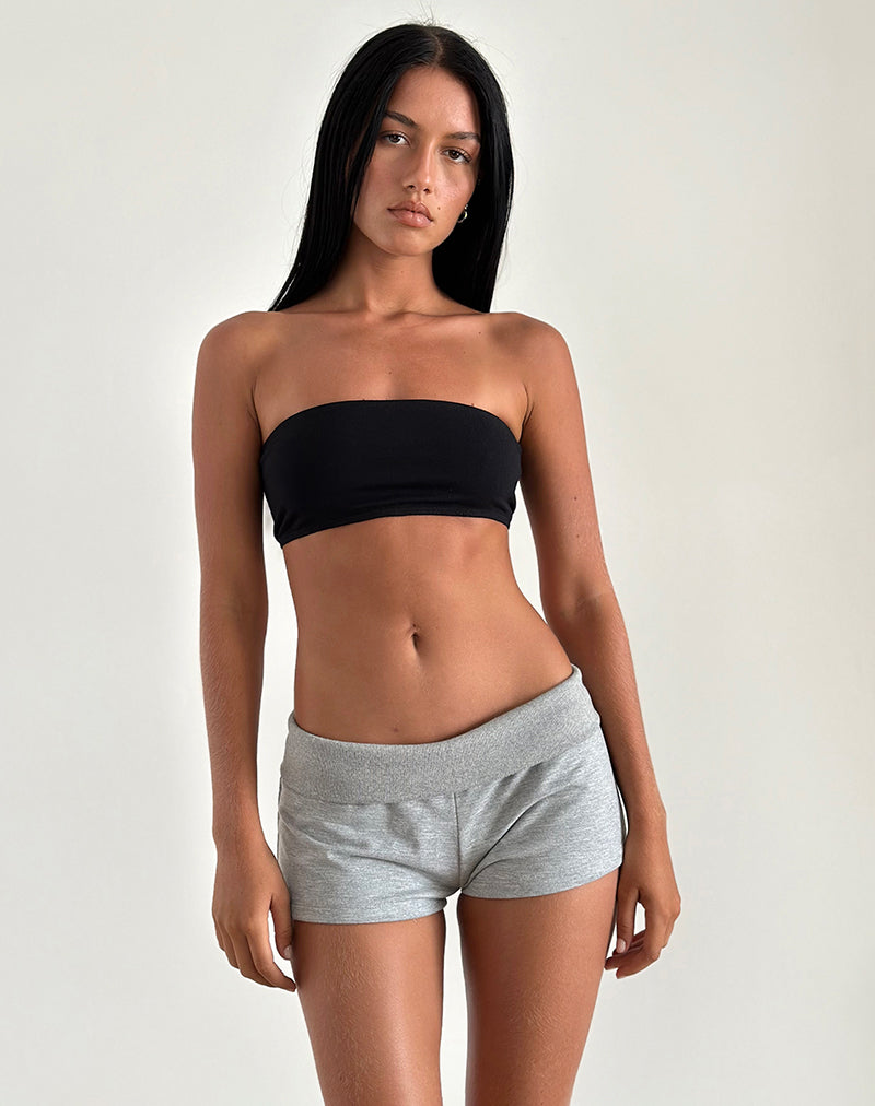 Bild von Nabel Micro Tube Top in Schwarz