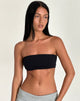 Bild von Nabel Micro Tube Top in Schwarz