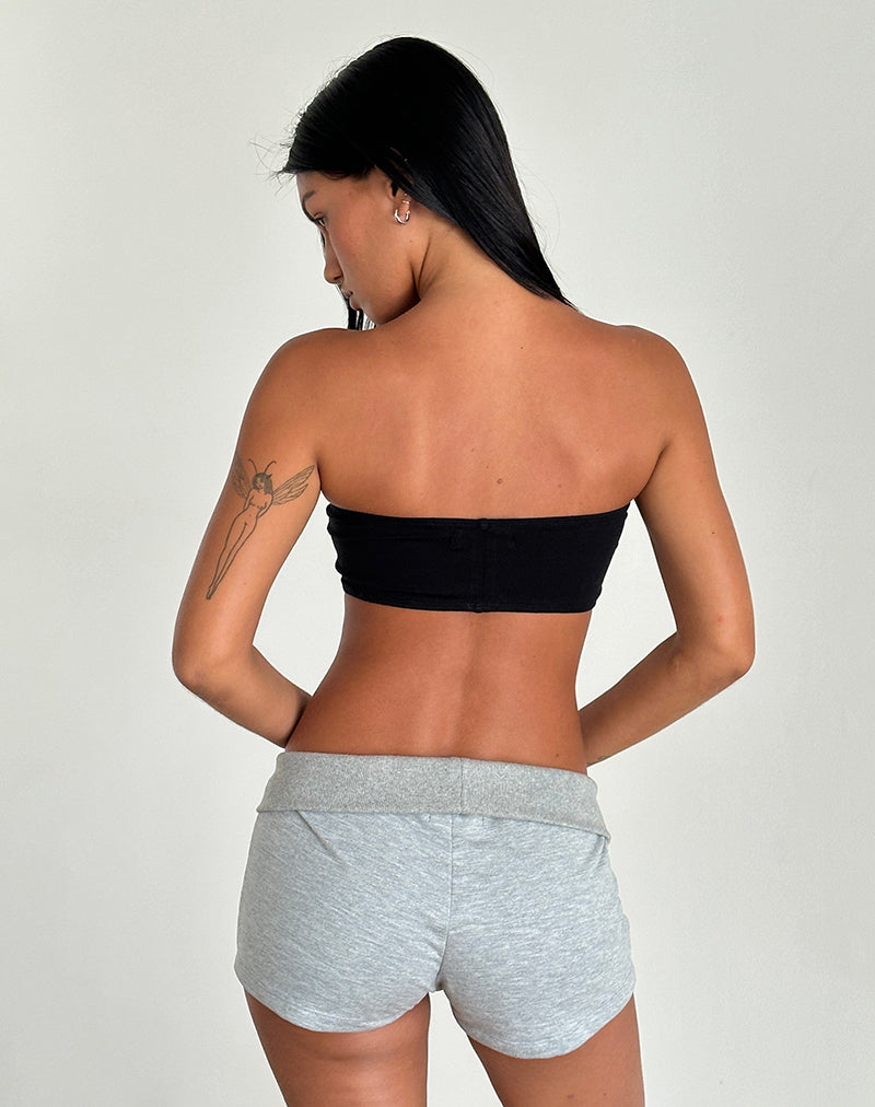 Bild von Nabel Micro Tube Top in Schwarz