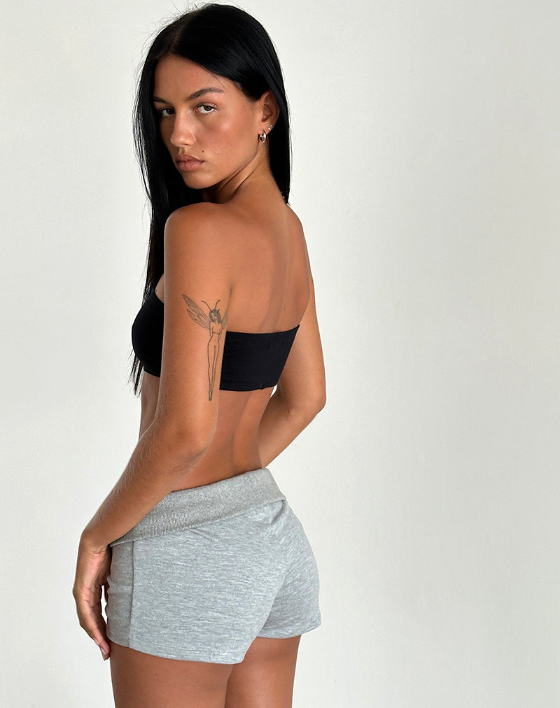 Bild von Nabel Micro Tube Top in Schwarz