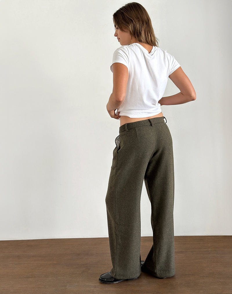 Image of Nailaka Maßgeschneiderte Hose in dunklem Taupe