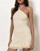 Image of Nairi Mini-Kleid mit Neckholder aus Spitze Creme