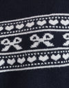 Peacoat mit Fairisle-Schleife