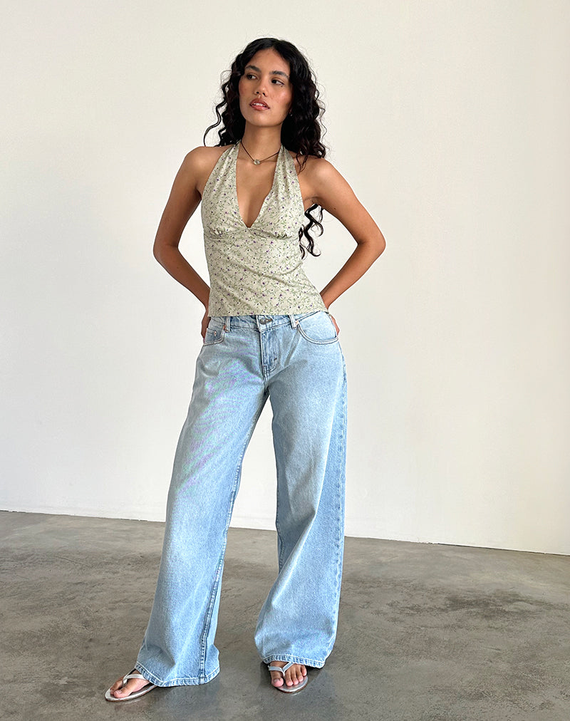 Bild von Nandu Neckholder-Top in Parma Violett