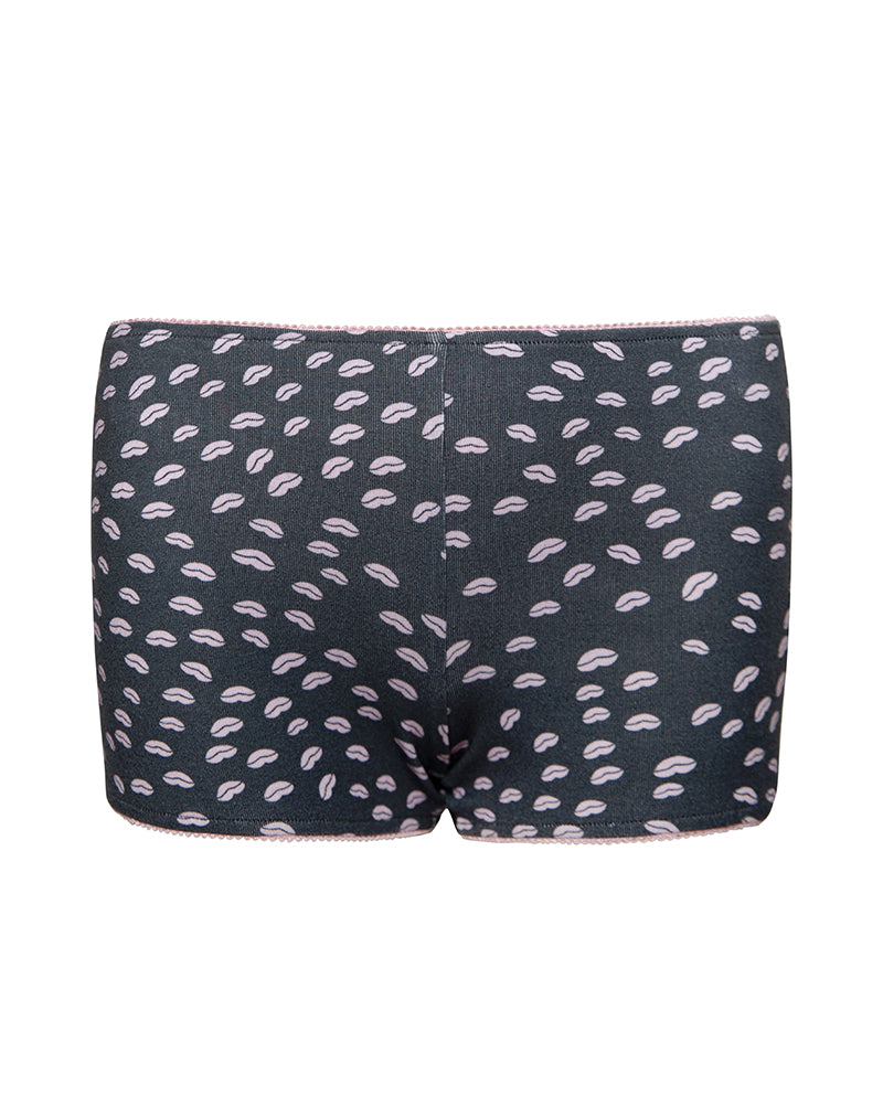 Bild von Kichi Shorts in Schwarz Micro Lips Pink