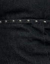 Chambray-Nieten Schwarz