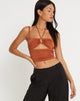 Bild von Neetu Crop Top in Chocolate