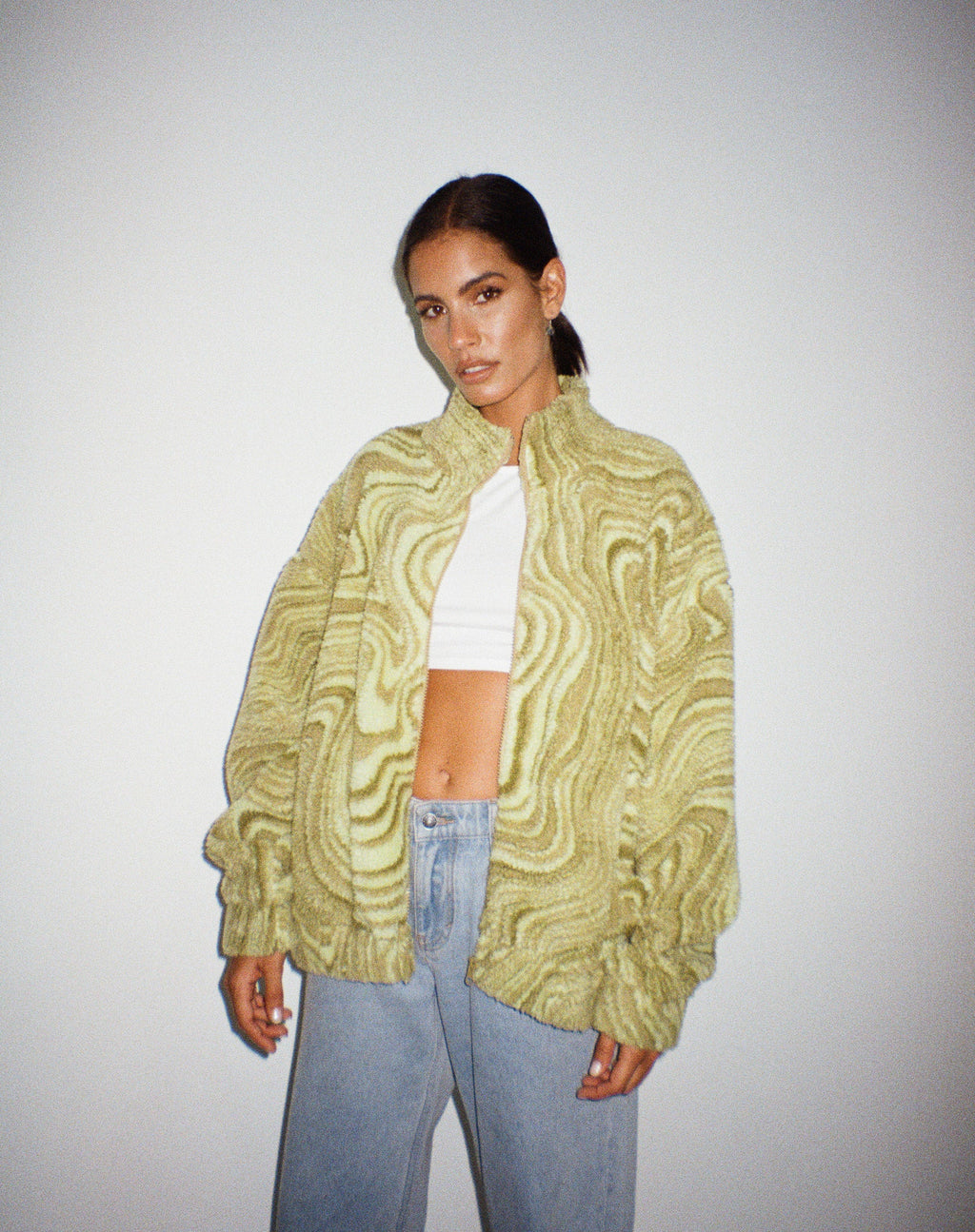 Nereo Jacke in Ripple Grün
