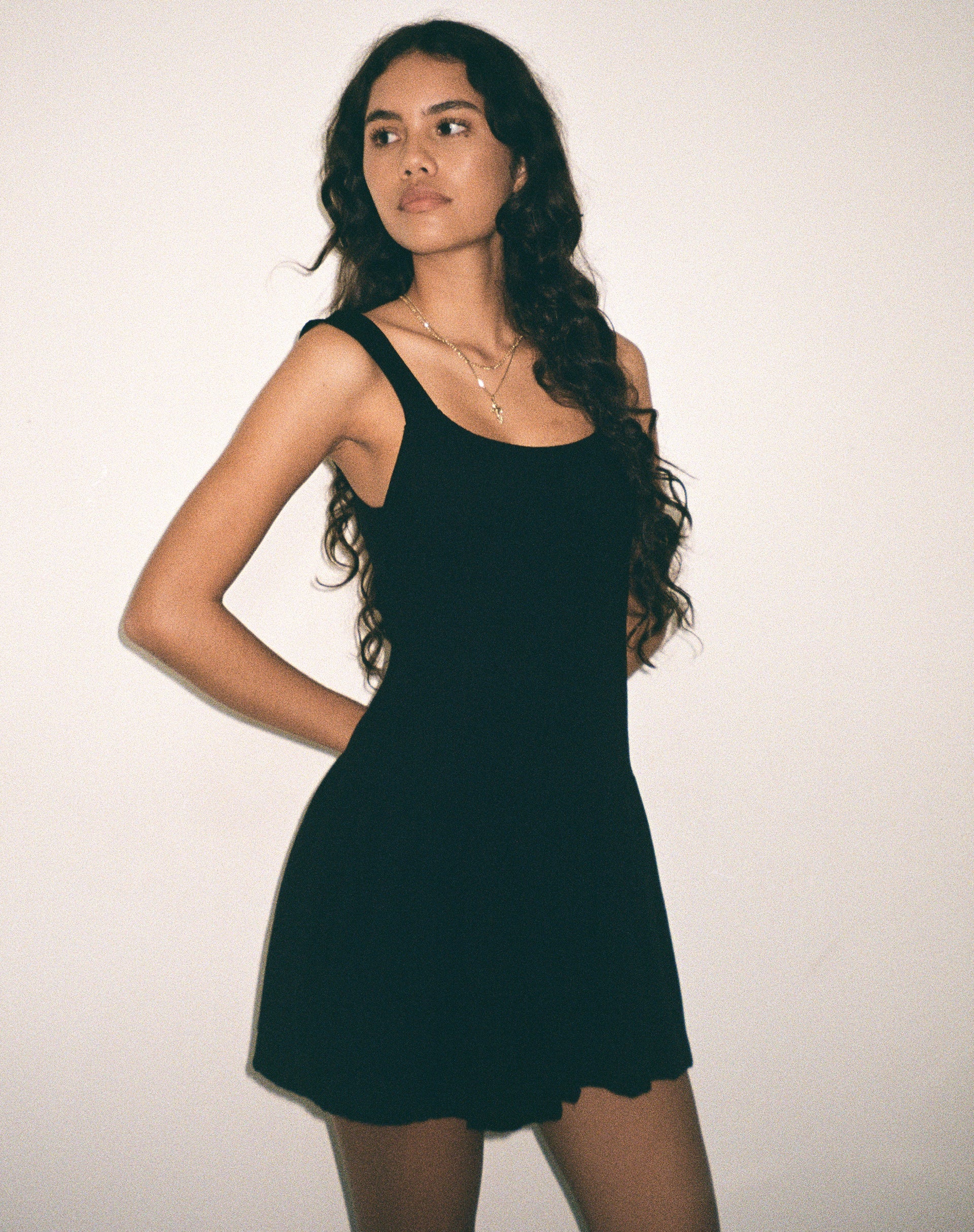 Image von Nihao Minikleid in Schwarz