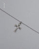 Bild von Niki Silber Kreuz Halskette von Gemini Jewels