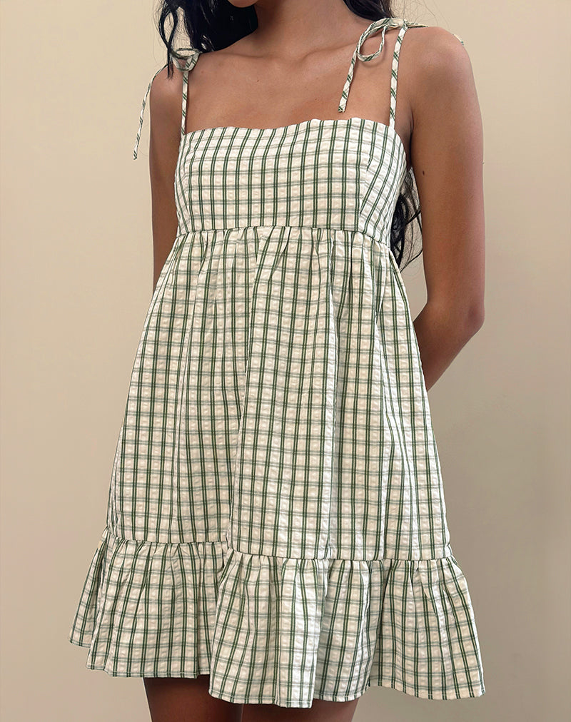 Nikita Minikleid in grünem Karo
