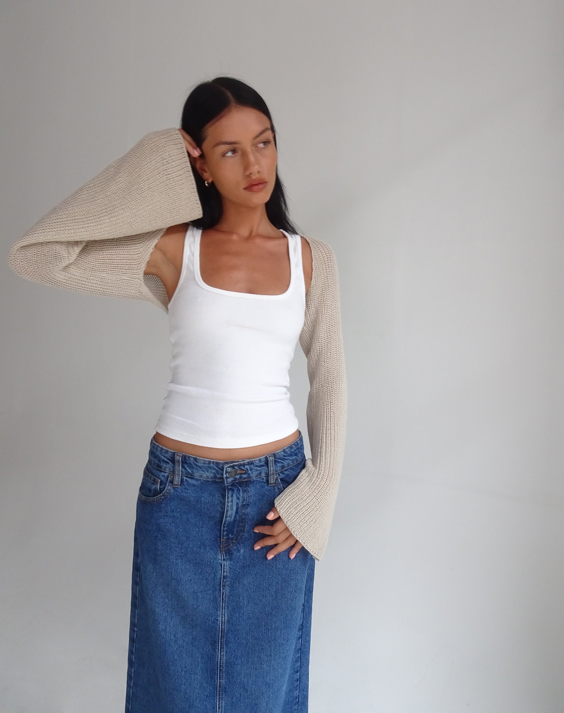 Bild von Nobila Shrug Top in Natural