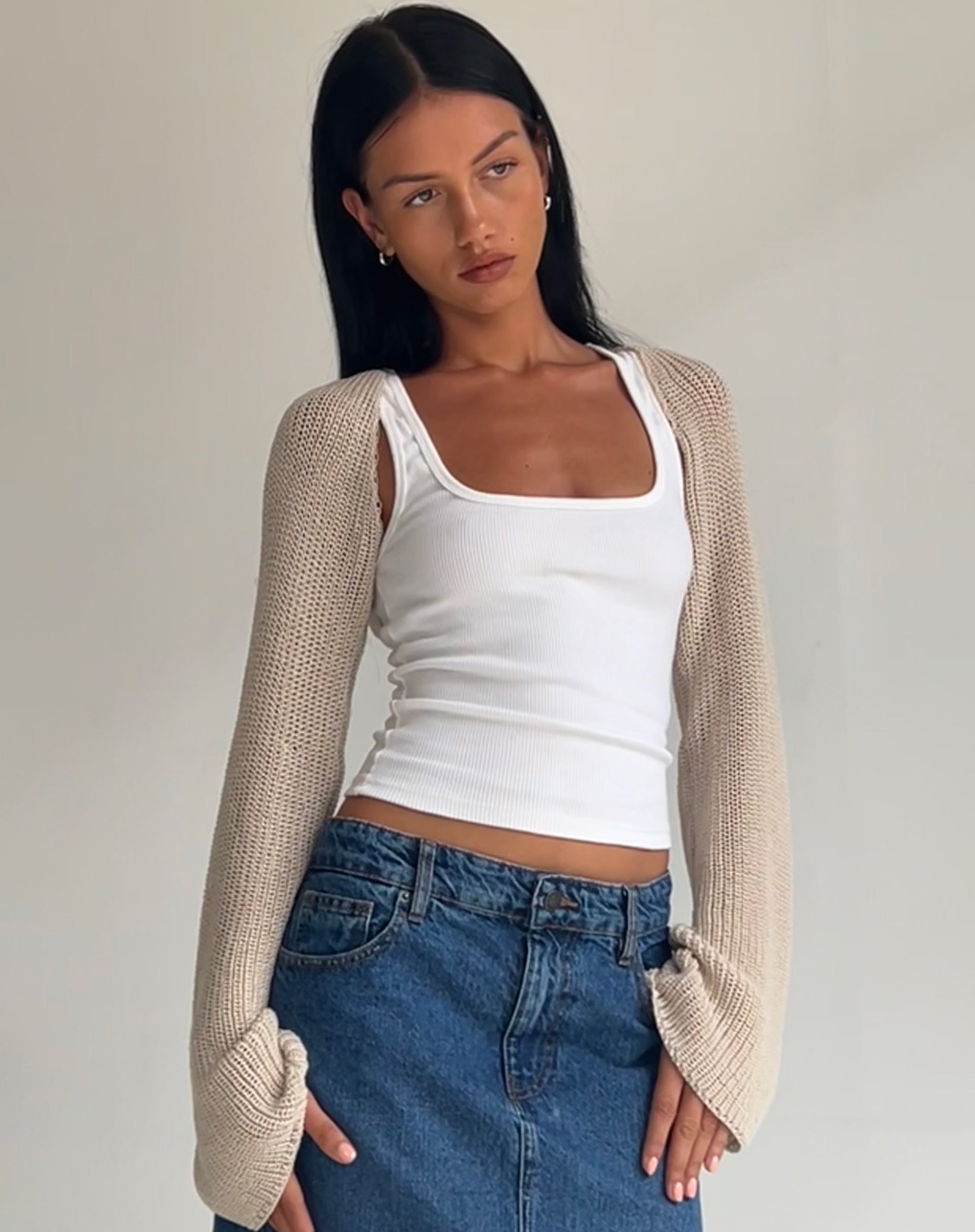 Bild von Nobila Shrug Top in Natural