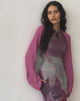 Image von Nobila Shrug Top in Himbeere
