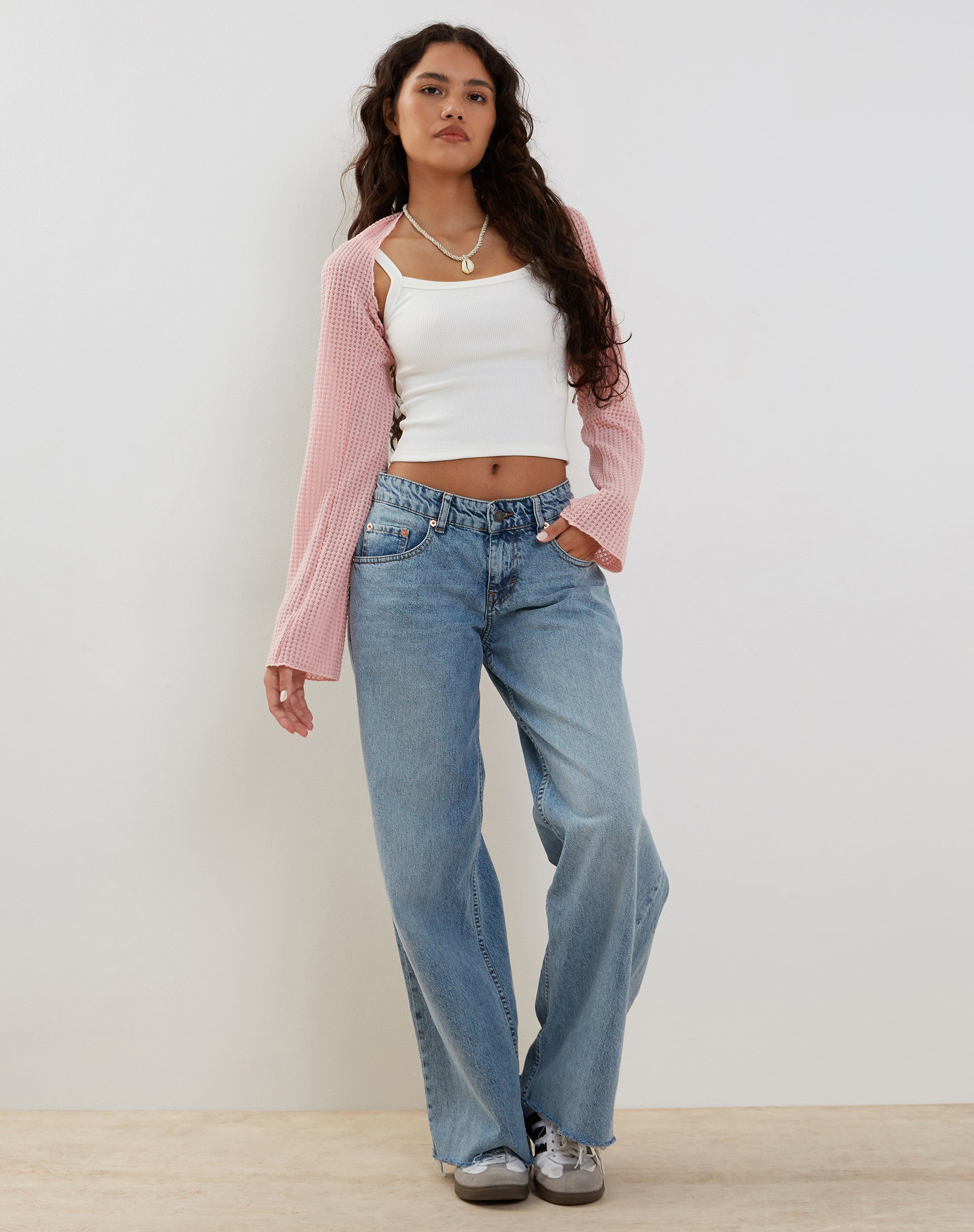 Bild von Nobila Shrug Top in Babyrosa