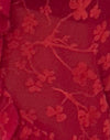 Roter Grunge-Blumenflock